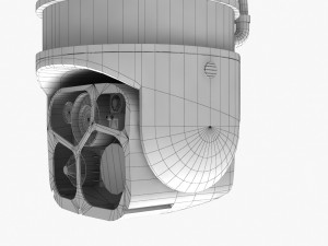 flir star safire 380 hdc 3D 모델