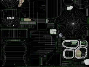 flir star safire 380 hdc 3D 모델