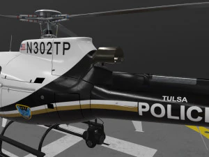 AS-350 Tulsa Police --216-- 3D Model