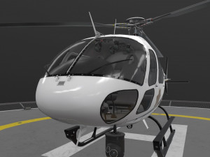 as-350 tulsa police 3D Model