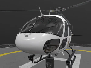 AS-350 Tulsa Police --216-- 3D Model