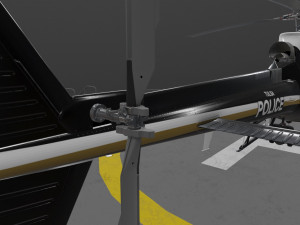 as-350 tulsa police 3D Model
