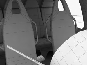 as-350 tulsa police animated 3D Model