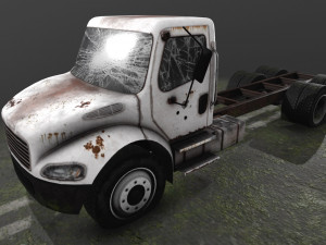 old truck 01 Modèle 3D