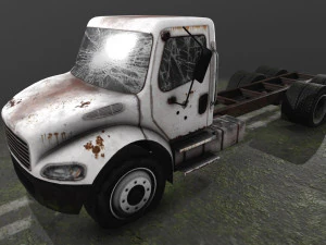 Abandoned Truck -133-- 3D Model