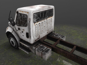 old truck 01 Modèle 3D