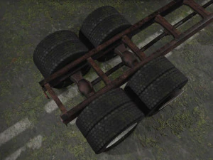Abandoned Truck -133-- 3D Model