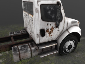 old truck 01 Modèle 3D