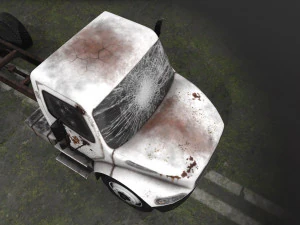 Abandoned Truck -133-- 3D Model