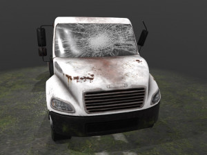 old truck 01 Modèle 3D