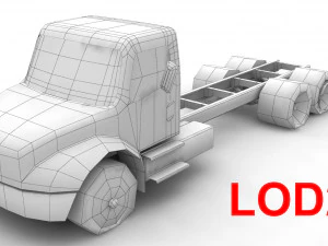 Abandoned Truck -133-- 3D Model