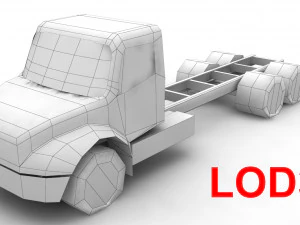 Abandoned Truck -133-- 3D Model