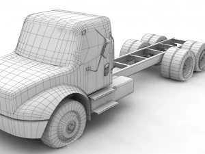 Abandoned Truck -133-- 3D Model