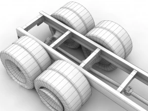 Abandoned Truck -133-- 3D Model