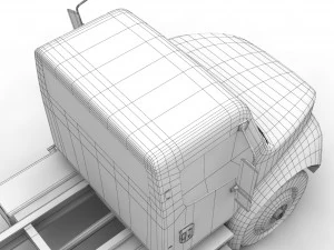 Abandoned Truck -133-- 3D Model