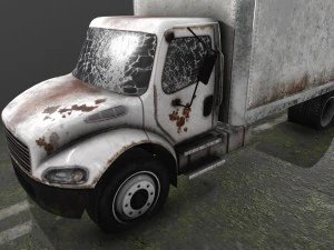 Abandoned Truck --134-- 3D Model