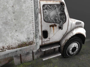 Abandoned Truck --134-- 3D Model
