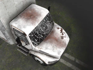 Abandoned Truck --134-- 3D Model