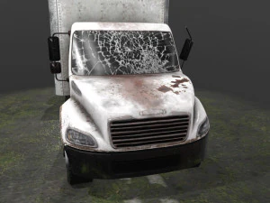 Abandoned Truck --134-- 3D Model