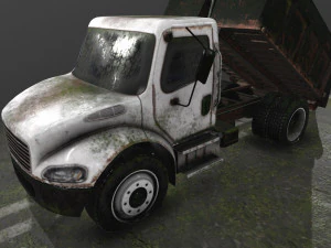 Abandoned Truck --135-- 3D Model