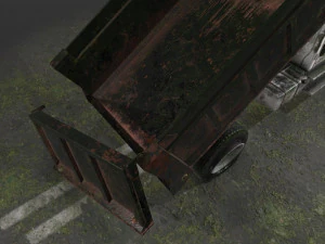 Abandoned Truck --135-- 3D Model