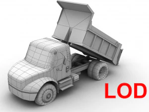 Abandoned Truck --135-- 3D Model