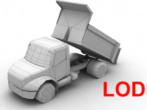Abandoned Truck --135-- 3D Model