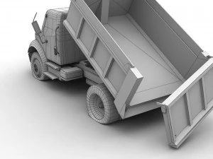 Abandoned Truck --135-- 3D Model
