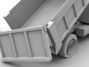 Abandoned Truck --135-- 3D Model