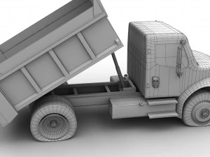 Abandoned Truck --135-- 3D Model