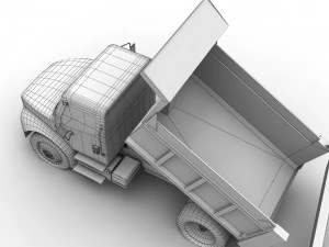Abandoned Truck --135-- 3D Model