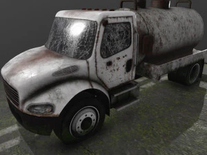Abandoned Truck --136-- 3D Model