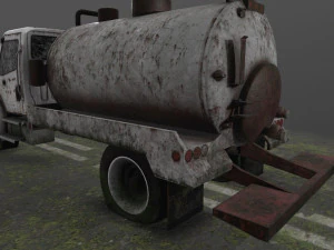 Abandoned Truck --136-- 3D Model