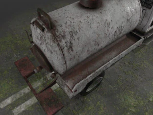 Abandoned Truck --136-- 3D Model