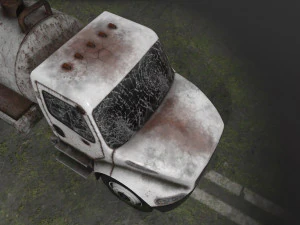 Abandoned Truck --136-- 3D Model