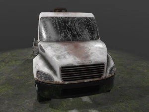 Abandoned Truck --136-- 3D Model