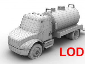 Abandoned Truck --136-- 3D Model
