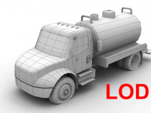 Abandoned Truck --136-- 3D Model