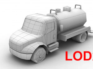 Abandoned Truck --136-- 3D Model