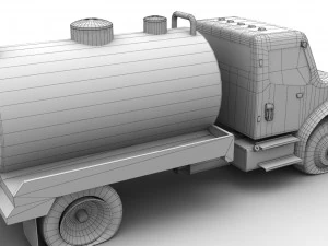 Abandoned Truck --136-- 3D Model