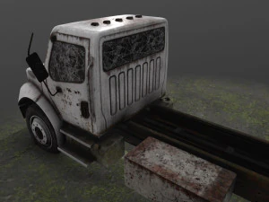 Abandoned Truck --137-- 3D Model