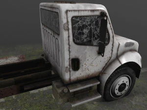 Abandoned Truck --137-- 3D Model