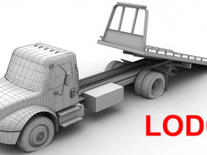 Abandoned Truck --137-- 3D Model