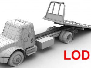 Abandoned Truck --137-- 3D Model