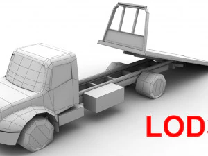 Abandoned Truck --137-- 3D Model