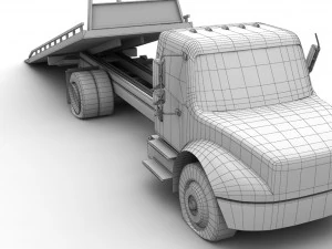 Abandoned Truck --137-- 3D Model