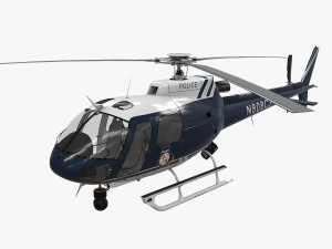 as-350 baltimore county police 3D 模型