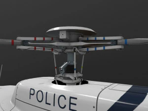 as-350 baltimore county police 3D Model