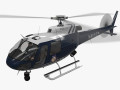 AS-350 Baltimore County Police Animated 3D Model