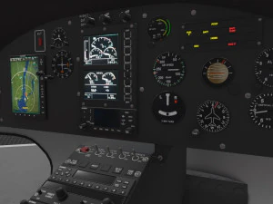 AS-350 ボルチモア郡警察のアニメーション 3Dモデル